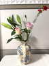 京东鲜花新中式青花陶瓷花瓶复古高级感摆件客厅玄关装饰水培插花鲜花玫瑰 实拍图