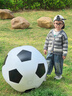 马丁兄弟充气大足球玩具儿童户外亲子互动玩具大皮球加厚沙滩排球巨型球 实拍图