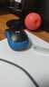 罗技（Logitech）M185鼠标 无线鼠标 办公鼠标 对称鼠标 黑色蓝边 带无线2.4G接收器 实拍图