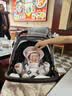 尼多熊婴儿帽子春秋胎帽儿童帽子婴幼儿6-12月初生宝宝双层囟门帽 实拍图