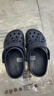 CROCS卡骆驰贝雅儿童洞洞鞋户外包头童鞋沙滩鞋凉鞋拖鞋/207013/207012 深蓝色-410 26 (155mm) 实拍图