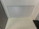 九锤暖气片罩百叶窗铝合金 地暖分水器遮挡罩家用出风口装饰百叶格栅 默认白色 实拍图