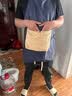 光多拉防水围裙厨房防油污家用做饭无袖工作服复合面料拼接大口袋围裙蓝 实拍图