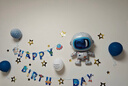 欧妮姿生日场景布置男孩生日气球道具氛围布置场景派对装饰快乐太空拉旗 实拍图