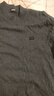 恒源祥100%羊毛衫男士针织衫纯色半高领毛衣15001006 中灰 175/92A  实拍图