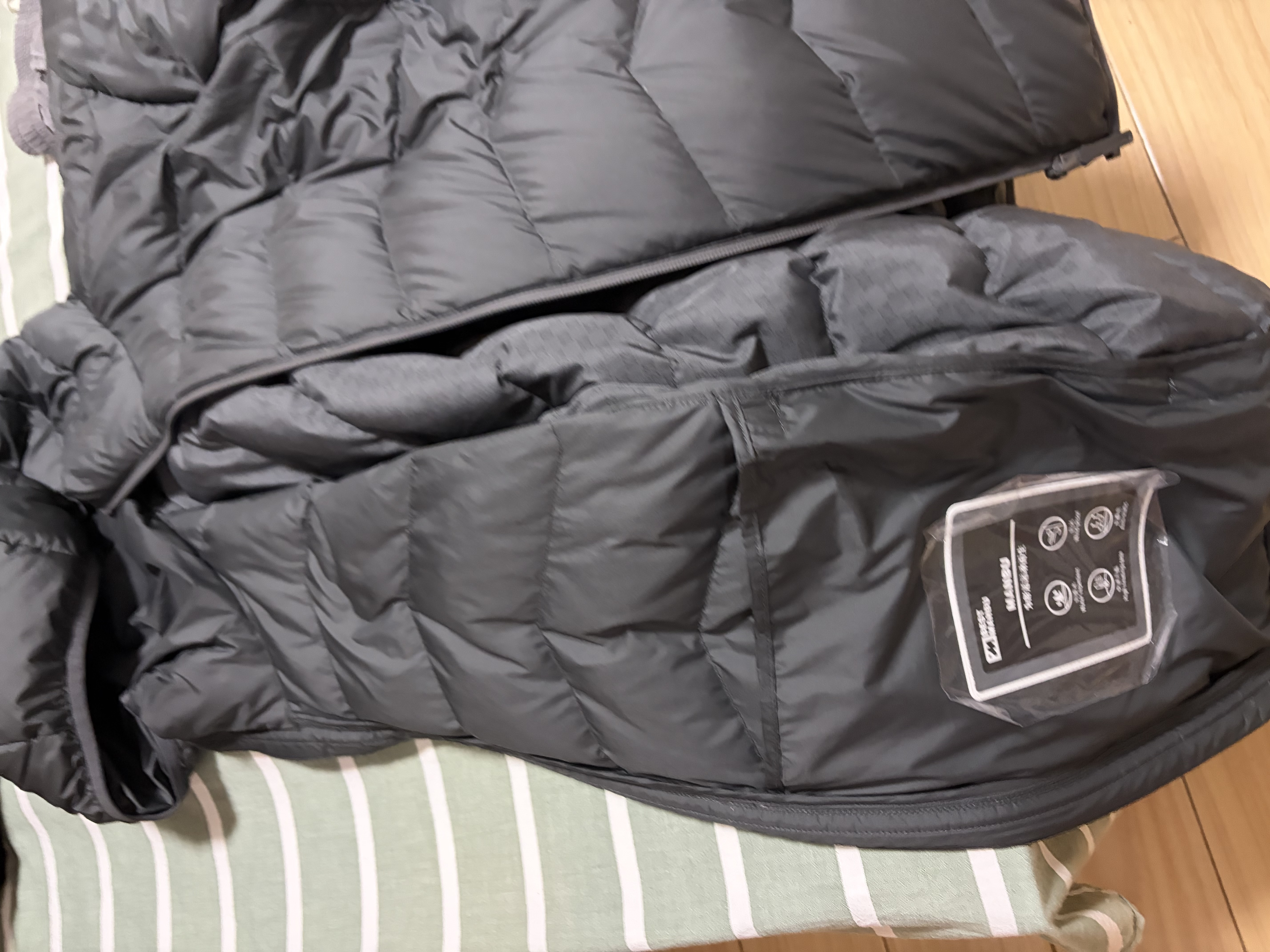 鸭鸭轻薄羽绒服男士秋冬校服神器保暖连帽短款休闲宽松羽绒内胆外套男 实拍图