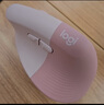 罗技（Logitech）Wave Combo 无线人体工学键鼠套装 垂直鼠标 无线蓝牙鼠标 办公键盘 无线键盘 蓝牙键盘 粉色 实拍图