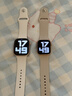 Apple/苹果 Watch S11 智能手表GPS款46毫米玫瑰金色铝金属表壳淡桃粉色运动型表带S/M MEVT4CH/B 实拍图