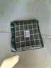 艾薇桌布布艺 防水棉麻餐桌布茶几垫台布长方形书桌垫100*140灰格子 实拍图
