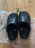 卡骆驰（CROCS）贝雅洞洞鞋男鞋女鞋轻便耐磨一脚蹬拖鞋休闲鞋百搭花园鞋|10126 黑色-001 43 (270mm) 实拍图