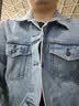 Levi's李维斯情侣同款美式经典复古休闲时尚潮牌修身牛仔夹克外套 浅蓝色 L 实拍图