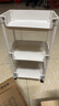 京东物流 书架推车式置物架移动落地储物架简易多层收纳架 3层 【带轮】容量升级 【稳固不晃】 实拍图