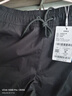 骆驼（CAMEL）直筒梭织工装长裤女防泼水百搭伞兵裤 C24CA6L6619 幻影黑 M 实拍图