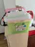 茶花（CHAHUA）透明可视收纳盒带提手6.5L卡扣式玩具收纳盒2只装学生宿舍 实拍图