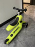 酷骑儿童滑板车V2二合一多功能童车重力转向静音1-5岁生日礼物经典绿 实拍图