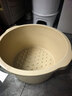 泡脚桶塑料足疗足浴盆沐足桶按摩加厚洗脚盆家用泡脚盆过小腿 【按摩足浴盆】奶油白[活动款] 实拍图