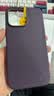W&P适用苹果14promax手机壳iPhone14promax保护套全包防摔液态硅胶软壳高级感简约商务男女款暗紫色wp 实拍图