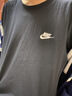 耐克(NIKE)春夏男短袖T恤 纯棉 运动休闲 经典简约 AR4999-013 黑色M 实拍图