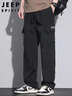 JEEP SPIRIT吉普工装裤男士裤子男春夏季休闲裤男多口袋男裤 黑色 XL 实拍图