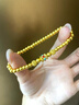 宝蒂兹（Potticy）小蛮腰转运珠黄金手链 足金999光珠手串手饰送女友老婆节日礼物 ZBHJSL359 小蛮腰转运珠黄金手链 实拍图