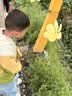 巴厘小猪男童大衣防水防风外衣女童春秋季儿童外套宝宝外出开衫外套 绿色 100 cm 实拍图