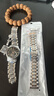 适配天王手表带男原装实心不锈钢精钢蝴蝶扣女钢带手表链配件21mm 五珠升级款—间金色 21mm 实拍图