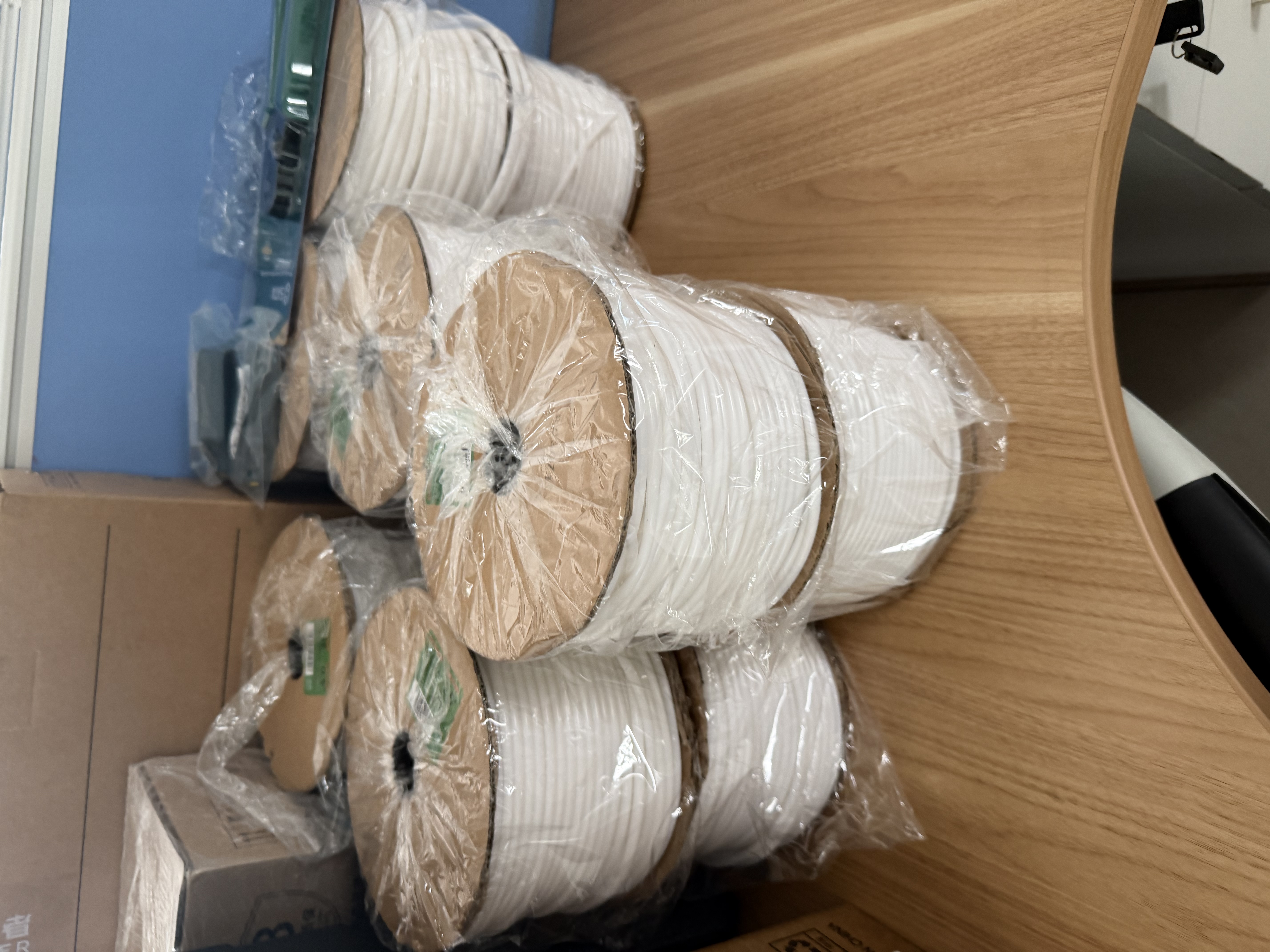 硕方线号机套管 pvc内齿梅花管白色号码管打号管打印机套管FM-0.75 实拍图