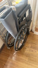 鱼跃(yuwell)轮椅车H051折叠老人轻便旅行手推车钢管免充气胎代步车 实拍图