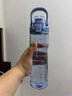 乐扣乐扣（LOCK&LOCK）人鱼线塑料运动水杯夏天便携水壶带刻度提手男女水杯子700ML蓝色 实拍图