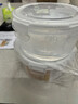 龙士达食品级饭盒微波炉专用可加热密封保鲜盒便当碗上班族带饭  1.2Lx2 实拍图
