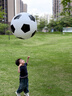 马丁兄弟充气大足球玩具儿童户外亲子互动玩具大皮球加厚沙滩排球巨型球 实拍图