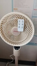 康佳（KONKA）空气循环扇电风扇家用风扇八字摇头电扇轻音小风扇立式落地扇遥控节能交流定频换气扇KXHS-1907E-P 实拍图