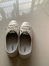 金利来（Goldlion）女鞋休闲板鞋圆头舒适平底耐穿免系带小白鞋 668220189白绿35 实拍图