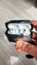 奥鲁姆AULUMU【新品】几何耳机保护壳适用于苹果 AirPods Pro3保护套全包减震防摔机甲科技酷炫风 黑色 实拍图