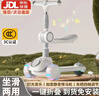 贝趣儿童滑板车1-3-6-12岁宝宝可坐滑滑车幼儿男孩女孩小孩踏板车 白【悍马轮+灯光音乐+一键折叠】 防侧翻2岁儿童车六一儿童节礼物 实拍图