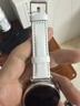 适用华为手表表带gt6/watch5/gt5pro真皮表带华为gt4女款头层小牛皮表带42/41mm表盘通用表带 【官款皮带】头层牛皮尖尾-白色 适用:华为GT6/GT5(41mm) 实拍图