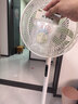 美的（Midea）【幸运草安睡1S】一级能效直流变频声控电风扇家用遥控卧室静音落地扇台式桌面抗菌大风力转页扇 实拍图