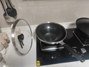 炊大皇炒锅有钛0氟不粘锅316L不锈钢不粘平底炒锅32cm 实拍图