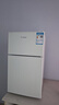 HYUNDAI（韩国现代）小冰箱迷你小型家用冷藏冷冻宿舍出租房办公室双开门二门电冰箱节能省电 68L白【一级能效+租房必备】 实拍图