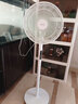 美的（Midea）【幸运草安睡1S】一级能效直流变频声控电风扇家用遥控卧室静音落地扇台式桌面抗菌大风力转页扇 实拍图