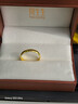 周生生黄金戒指 足金素圈活口戒情侣 可作对戒09141R 计价4.35克 实拍图