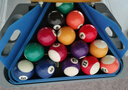 英辉（INVUI）台球子黑8中式台球桌球美式球花式十六彩大号桌球标准球57.2mm 实拍图