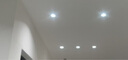 雷士（NVC）LED射灯嵌入式背景墙防眩洗墙小山丘铝材白色12瓦暖白显色Ra98 实拍图