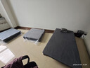 竹思乐折叠床办公室午休单人简易床家用双人午睡躺椅便携陪护行军床神器 【固定扶手可受力】烟灰色90CM 双折 实拍图