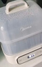 美的（Midea）煮蛋器蒸蛋器双层家用迷你小蒸锅 早餐鸡蛋羹自动断电防干烧便携式家用MZ-ZDE2015D 实拍图