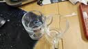 VTyee日式耐热玻璃杯家用泡茶杯带把茶饮杯喝水杯子办公杯子啤酒杯 班尼把杯 340ml 2只 实拍图