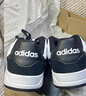 adidas ENTRAP美式校园风运动少年感复古篮球风板鞋男女阿迪达斯   白色/黑色   43 实拍图
