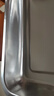 美厨（MAXCOOK）304不锈钢盘子方盘 加深长方形餐盘烤鱼托盘家用50cm MCFT6593 实拍图