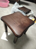 家逸实木小凳子沙发凳几凳客厅换鞋凳简约小板凳办公室脚踏凳 实拍图