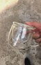 富光花茶杯 男女士茶水分离杯子 双层办公泡茶玻璃杯带把高硼硅水杯 实拍图